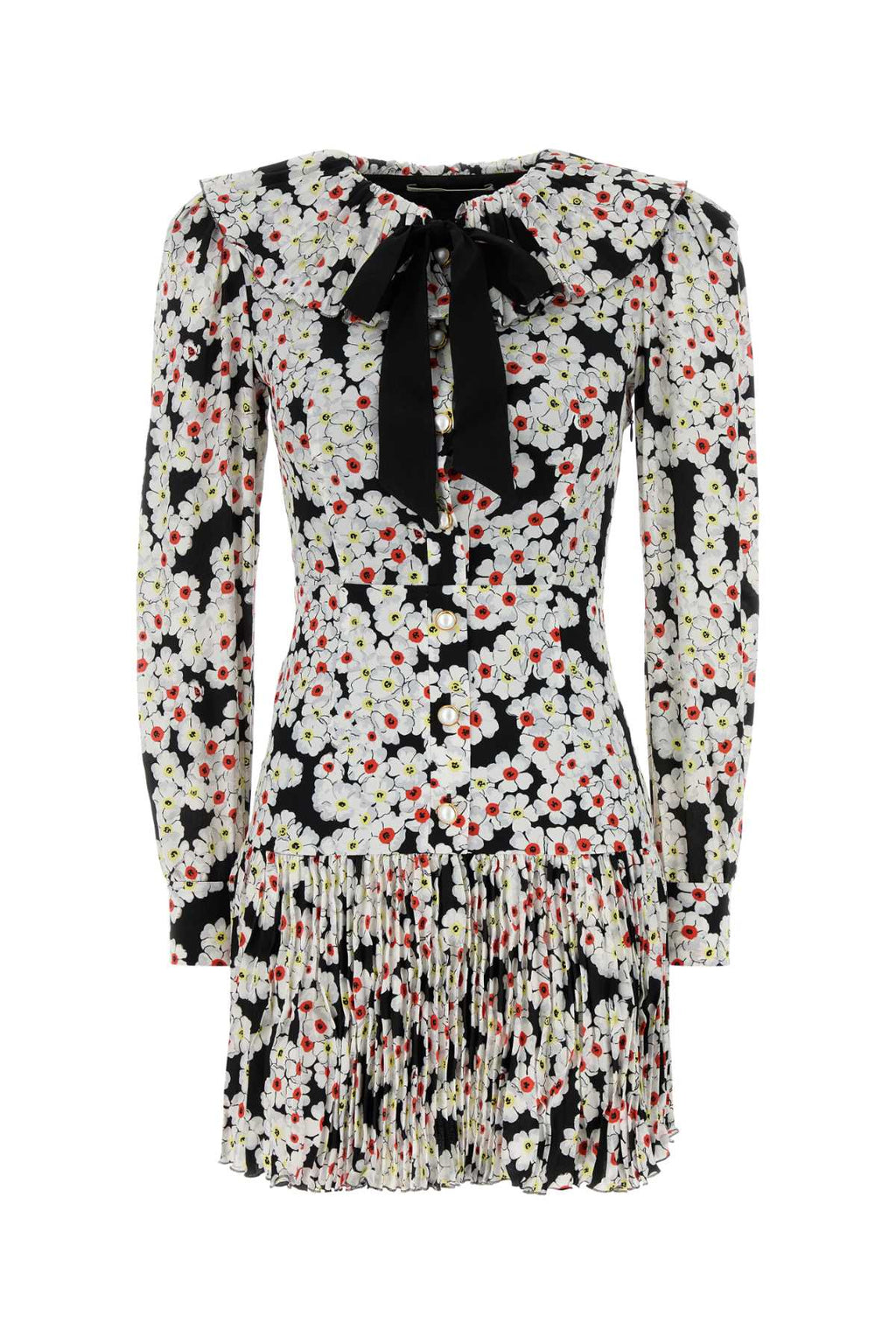 Alessandra Rich Women Printed Silk Mini Dress