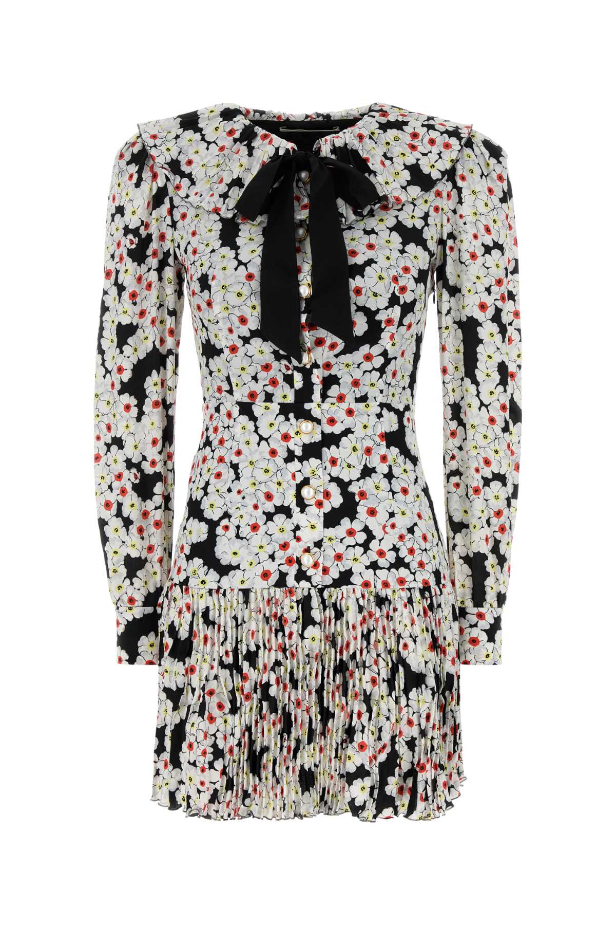 Alessandra Rich Women Printed Silk Mini Dress