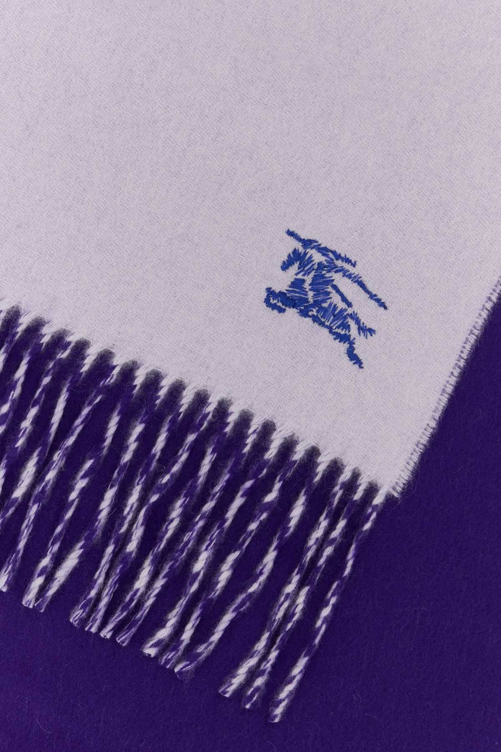 Burberry Women Lilac Cashmere Scarf