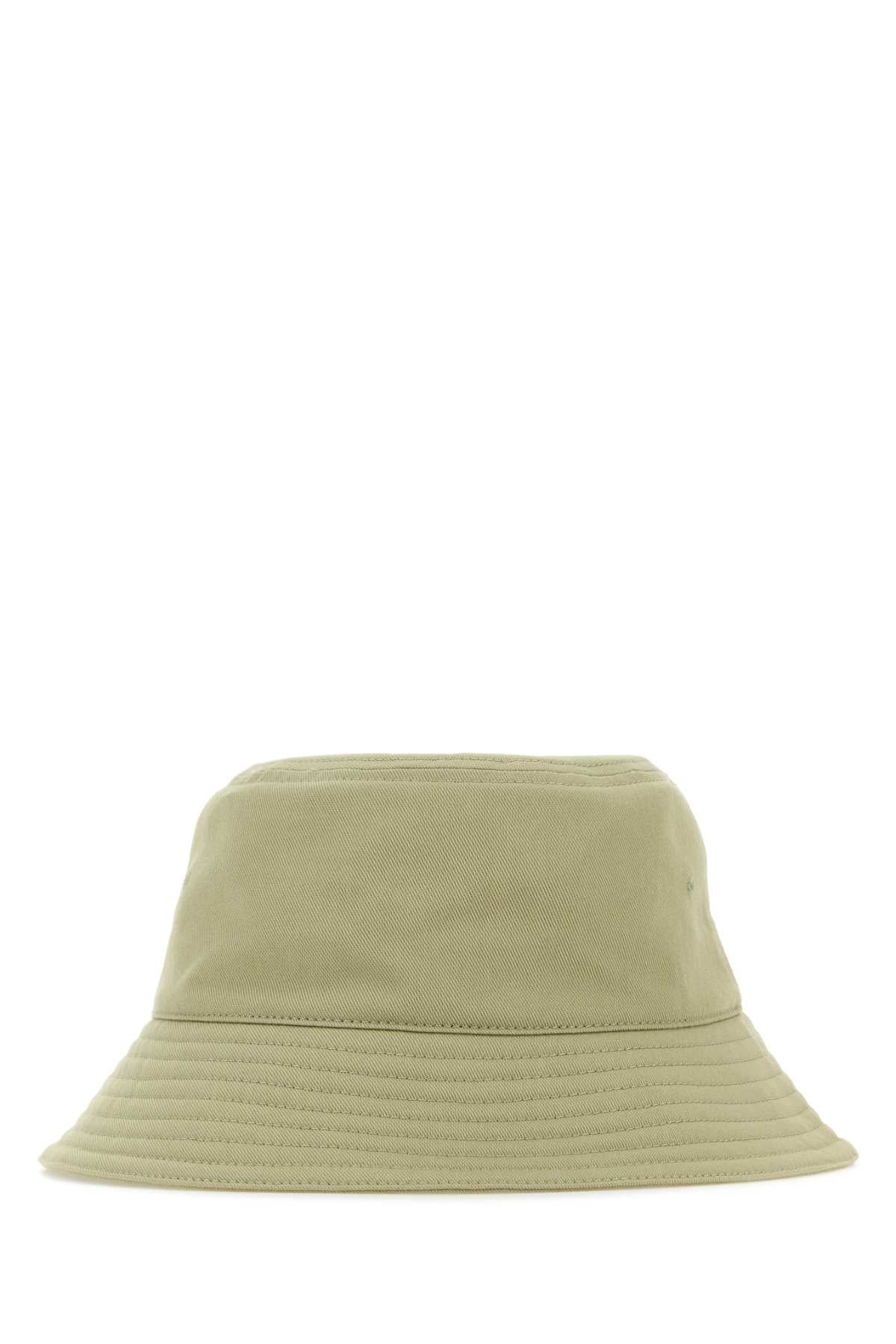 Burberry Women Khaki Cotton Bucket Hat
