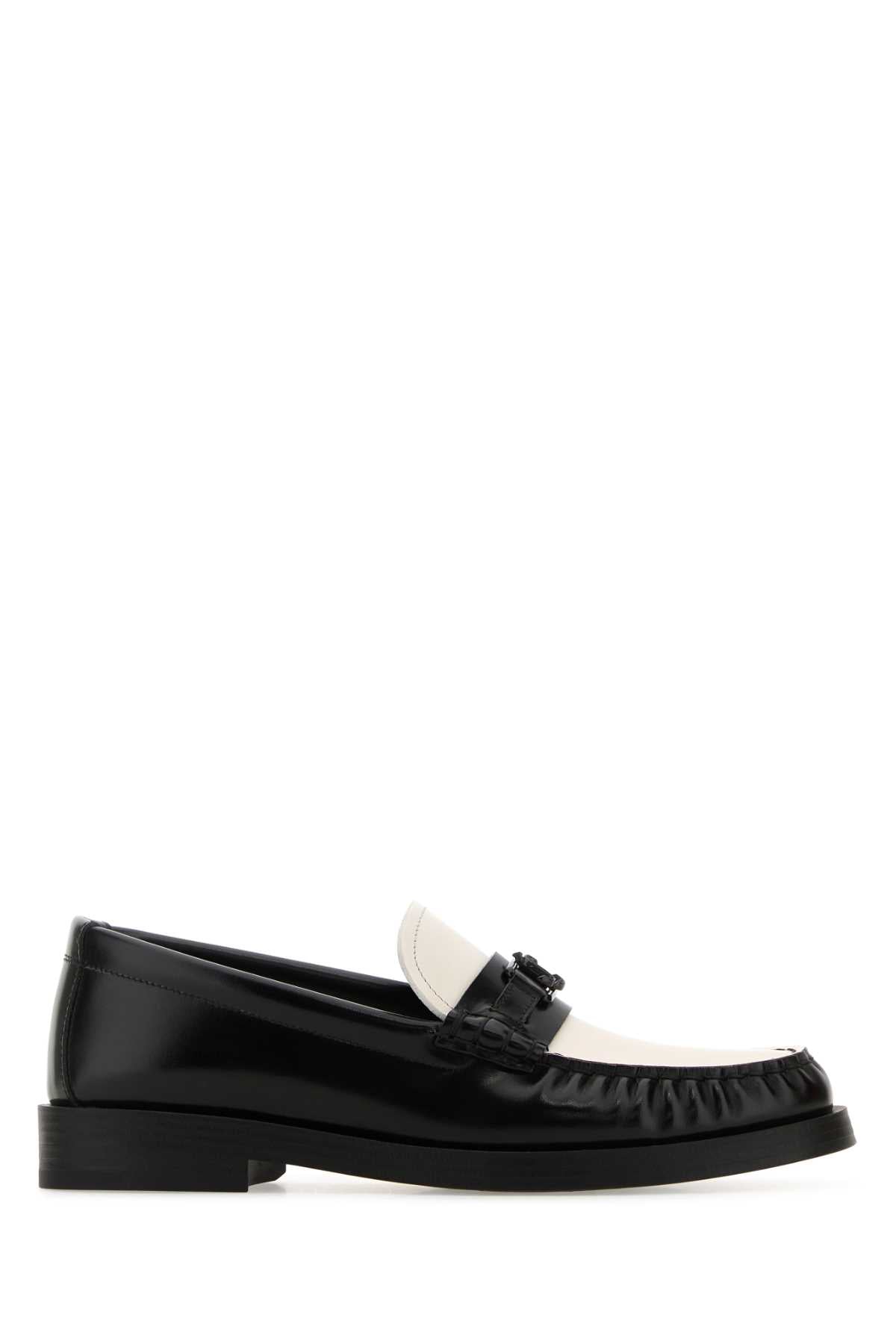 Jimmy Choo Women Two-Tone Leather Addie Loafers