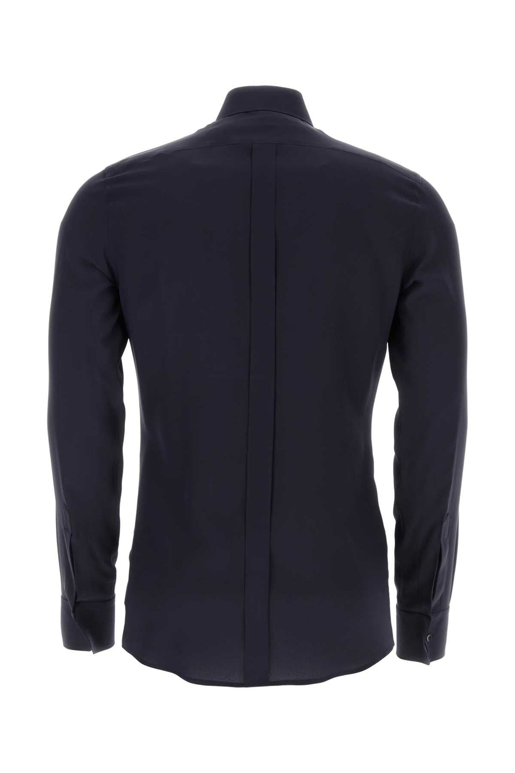 Dolce & Gabbana Men Midnight Blue Crepe Shirt
