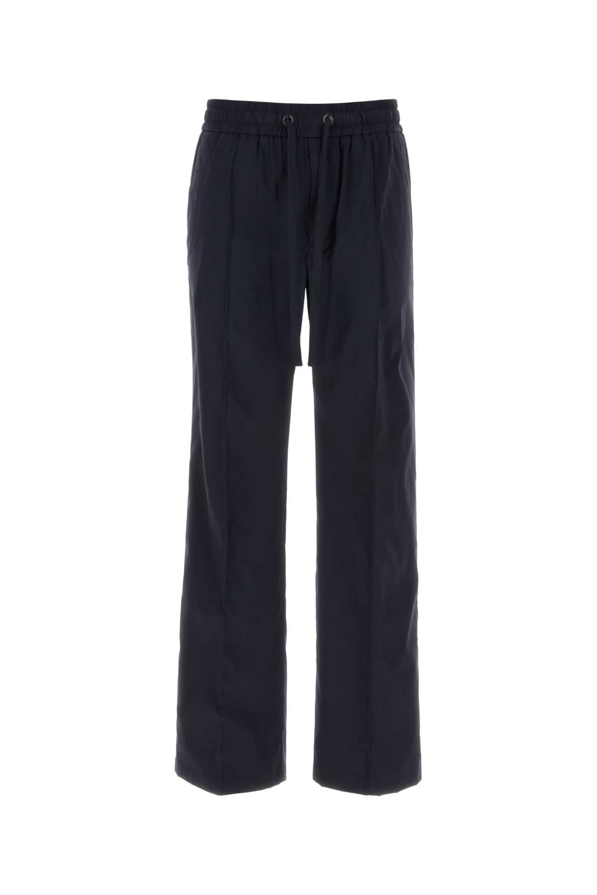Dolce & Gabbana Men Navy Blue Stretch Nylon Pant