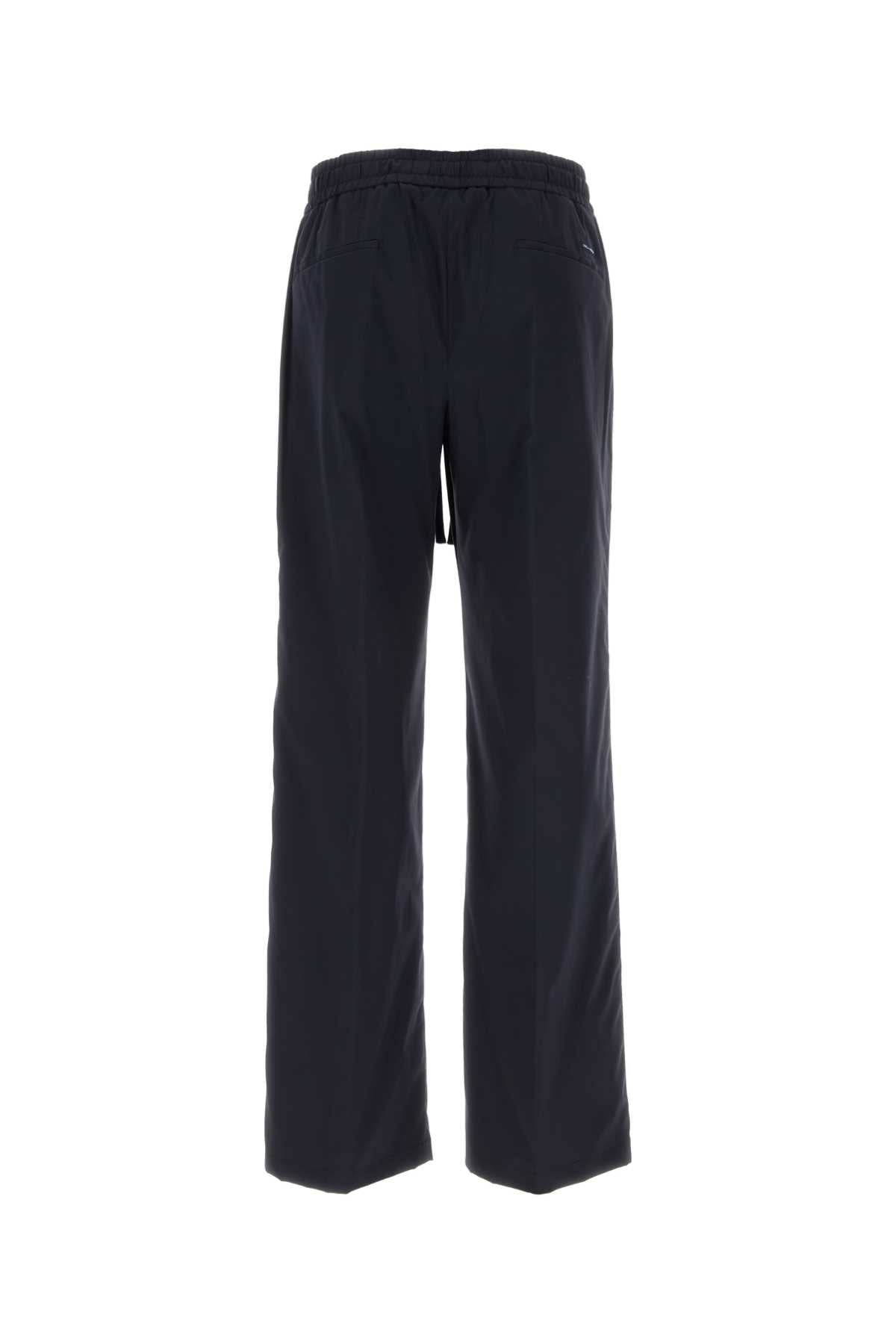 Dolce & Gabbana Men Navy Blue Stretch Nylon Pant