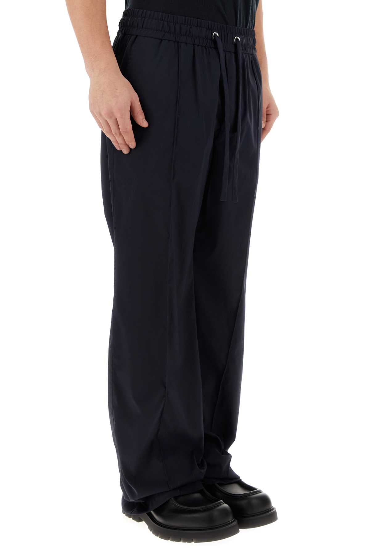 Dolce & Gabbana Men Navy Blue Stretch Nylon Pant