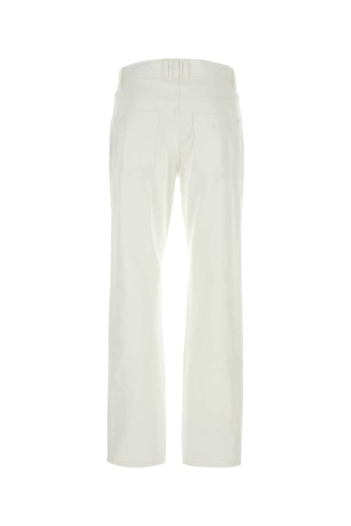 Balmain Men White Denim Jeans