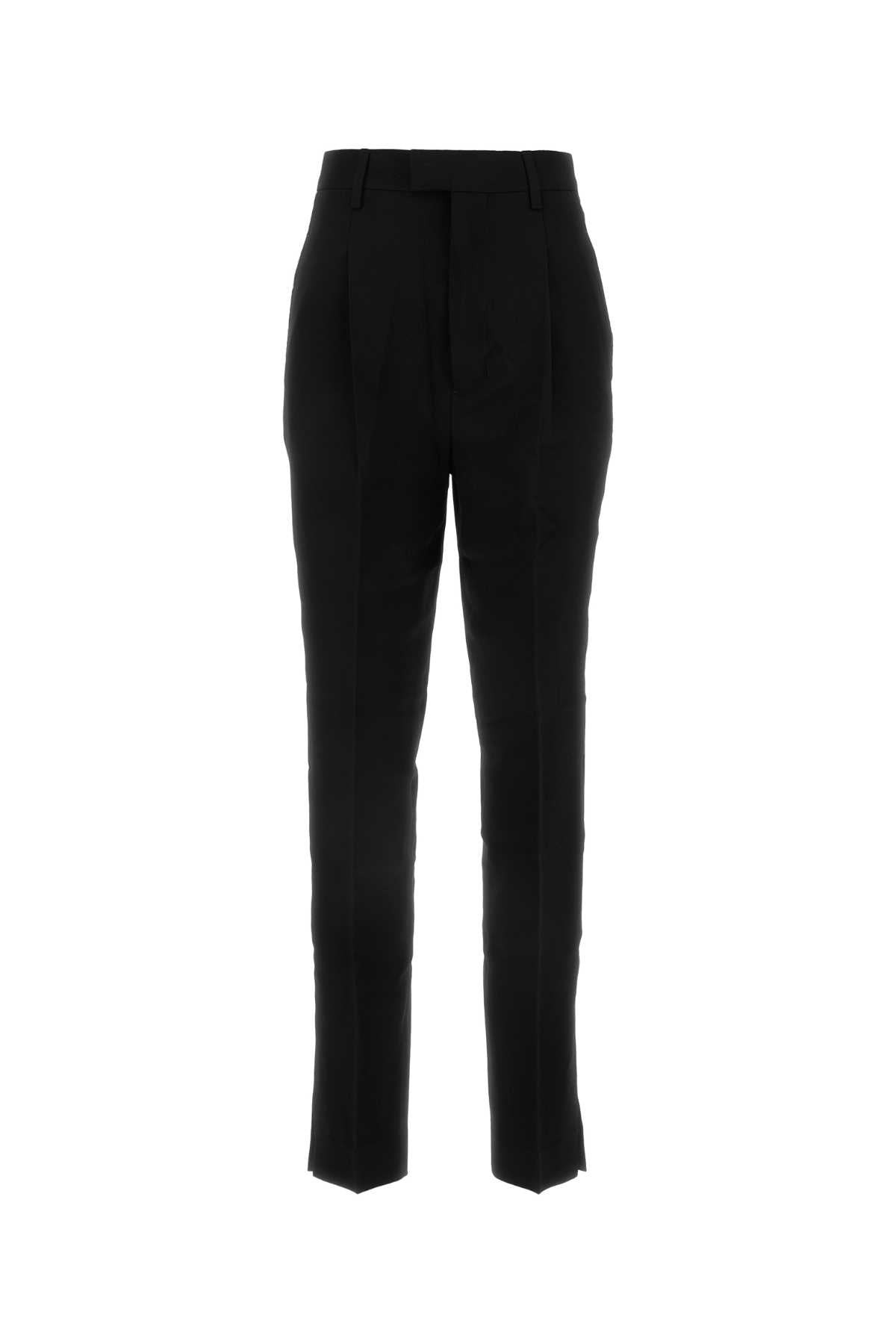 Ami Women Black Wool Pant