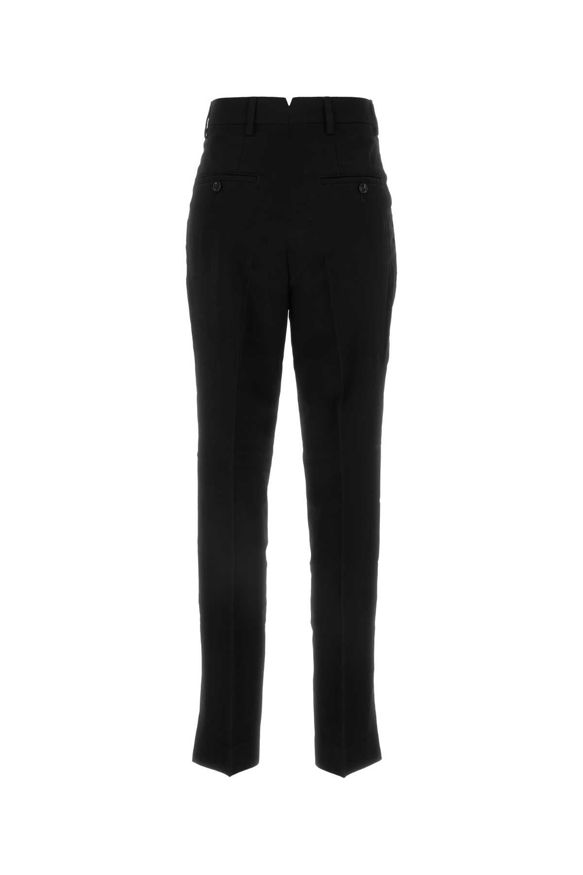 Ami Women Black Wool Pant