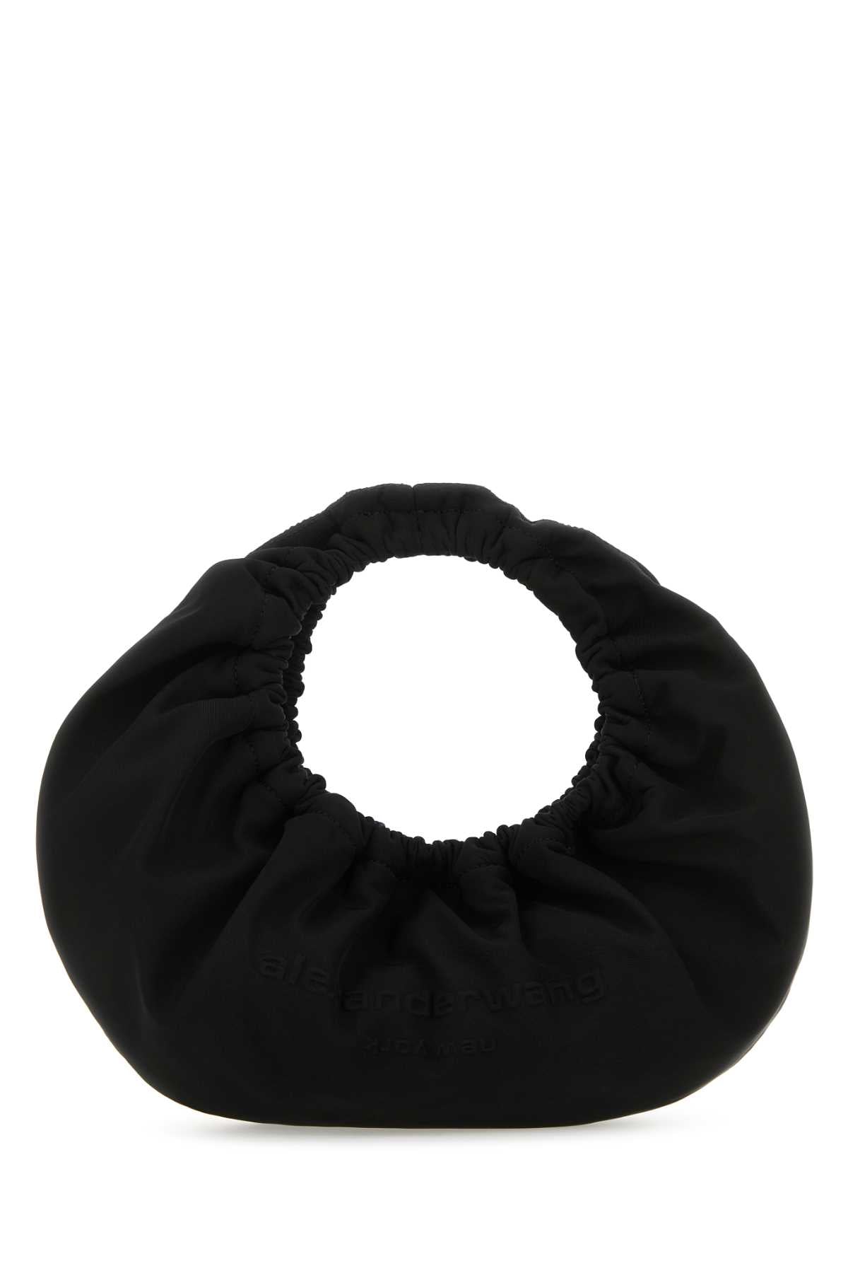 Alexander Wang Women Black Fabric Crescent Small Handbag