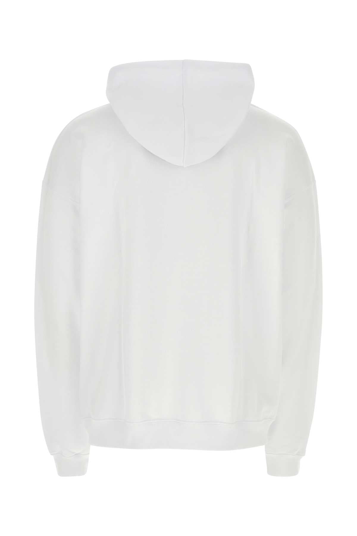 Dsquared Men White Cotton Sweatshirt