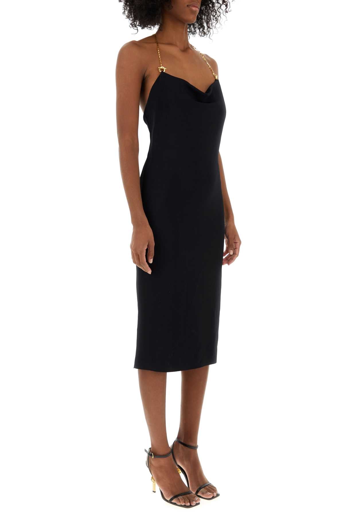 Bottega Veneta Women Black Viscose Blend Dress