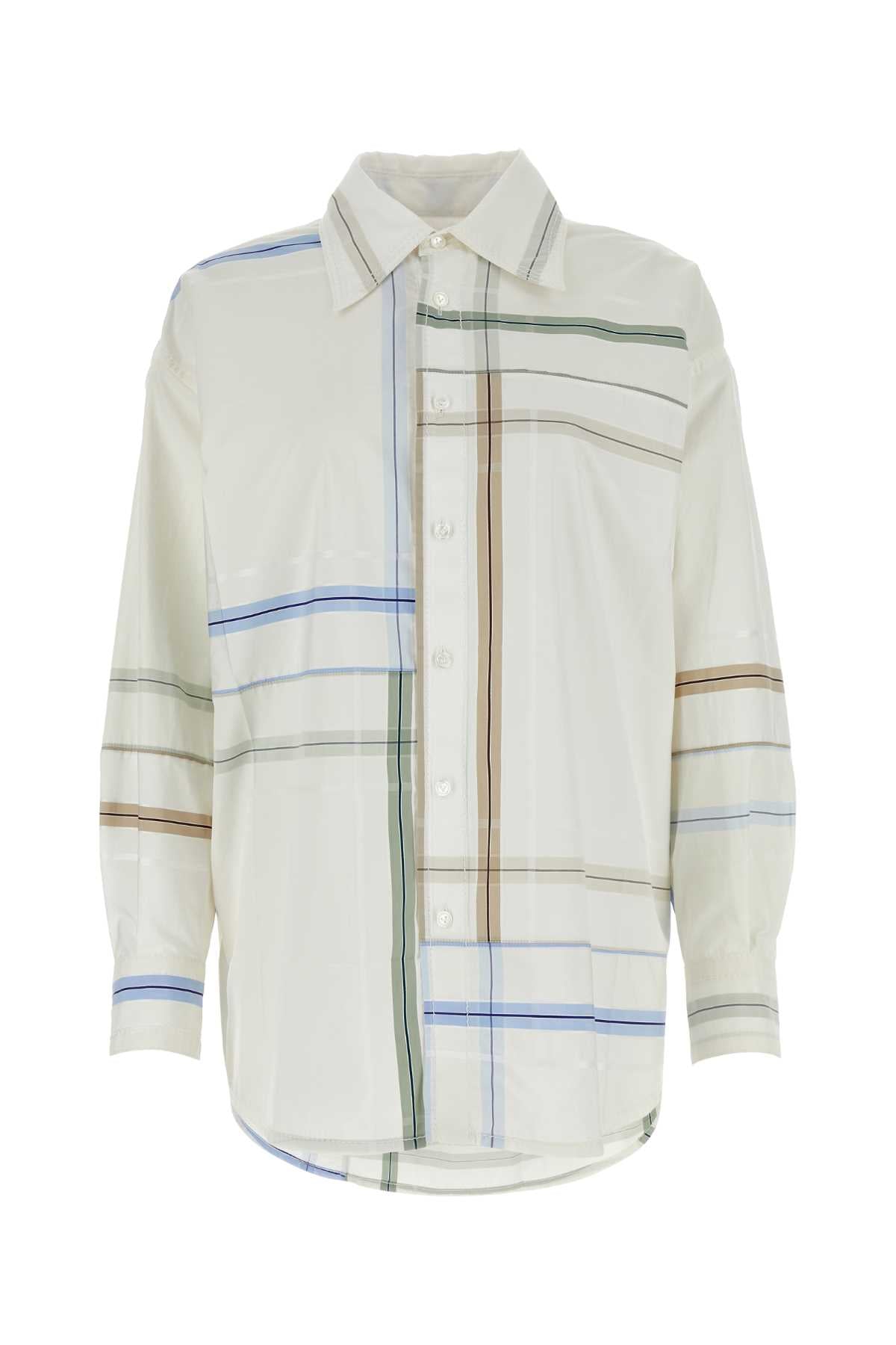 Bottega Veneta Women Embroidered Poplin Shirt
