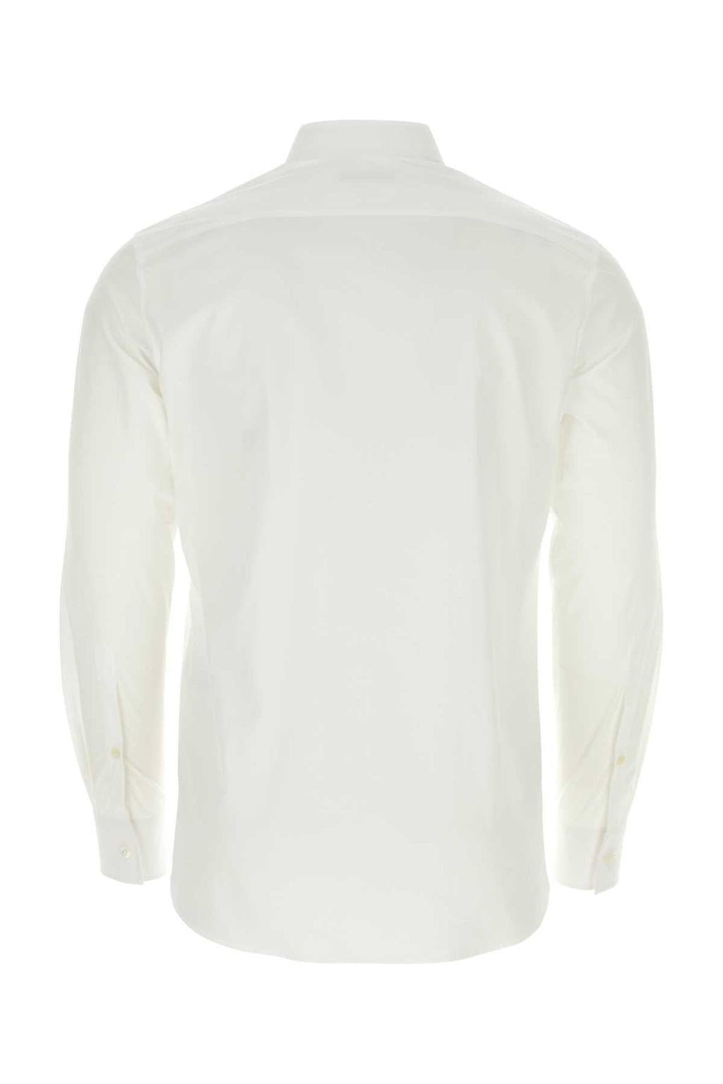 Valentino Garavani Men White Popeline Shirt