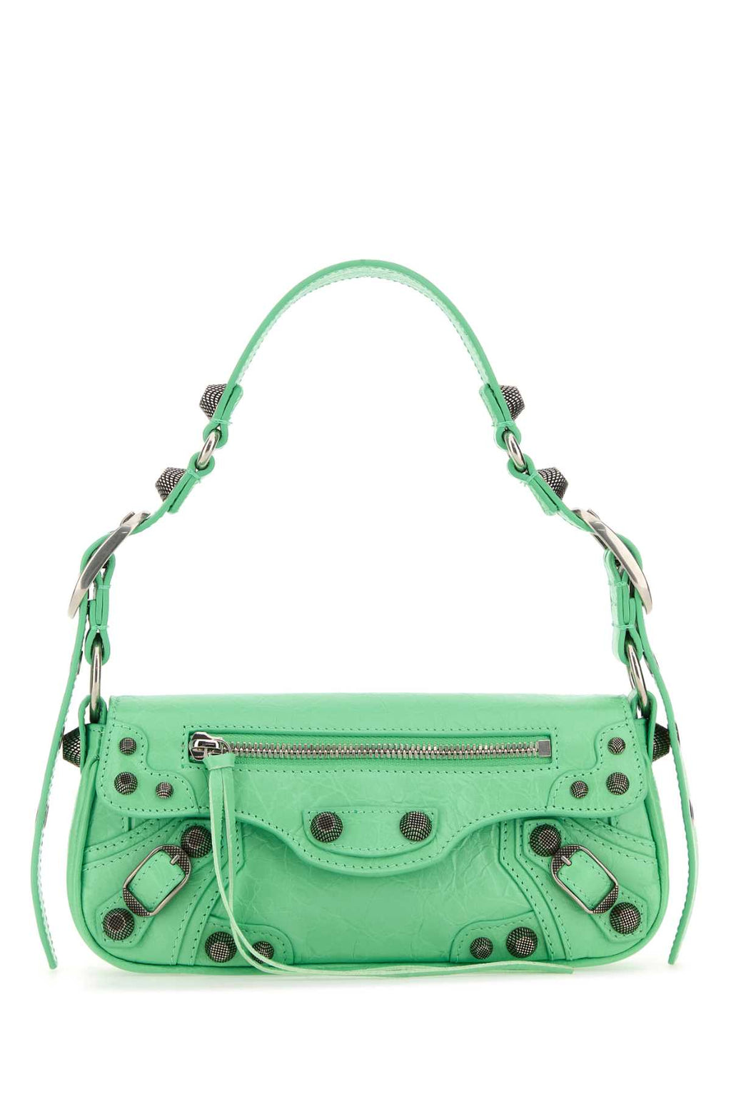 Balenciaga Women Light Green Leather Le Cagole Sling Xs Shoulder Bag