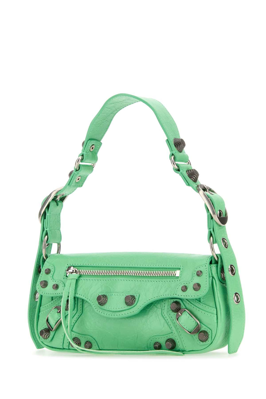 Balenciaga Women Light Green Leather Le Cagole Sling Xs Shoulder Bag