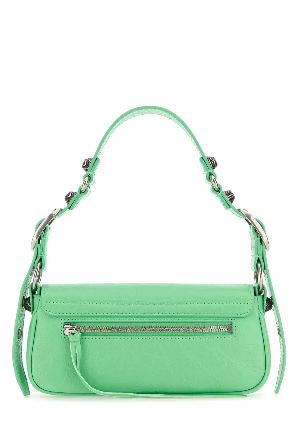 Balenciaga Women Light Green Leather Le Cagole Sling Xs Shoulder Bag