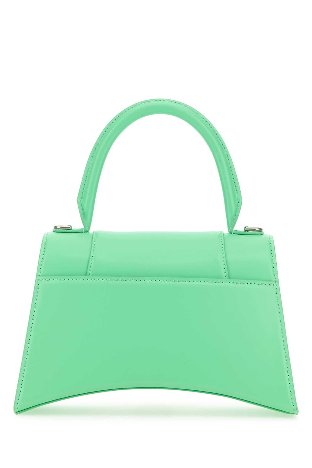 Balenciaga Women Mint Green Leather Small Hourglass Handbag
