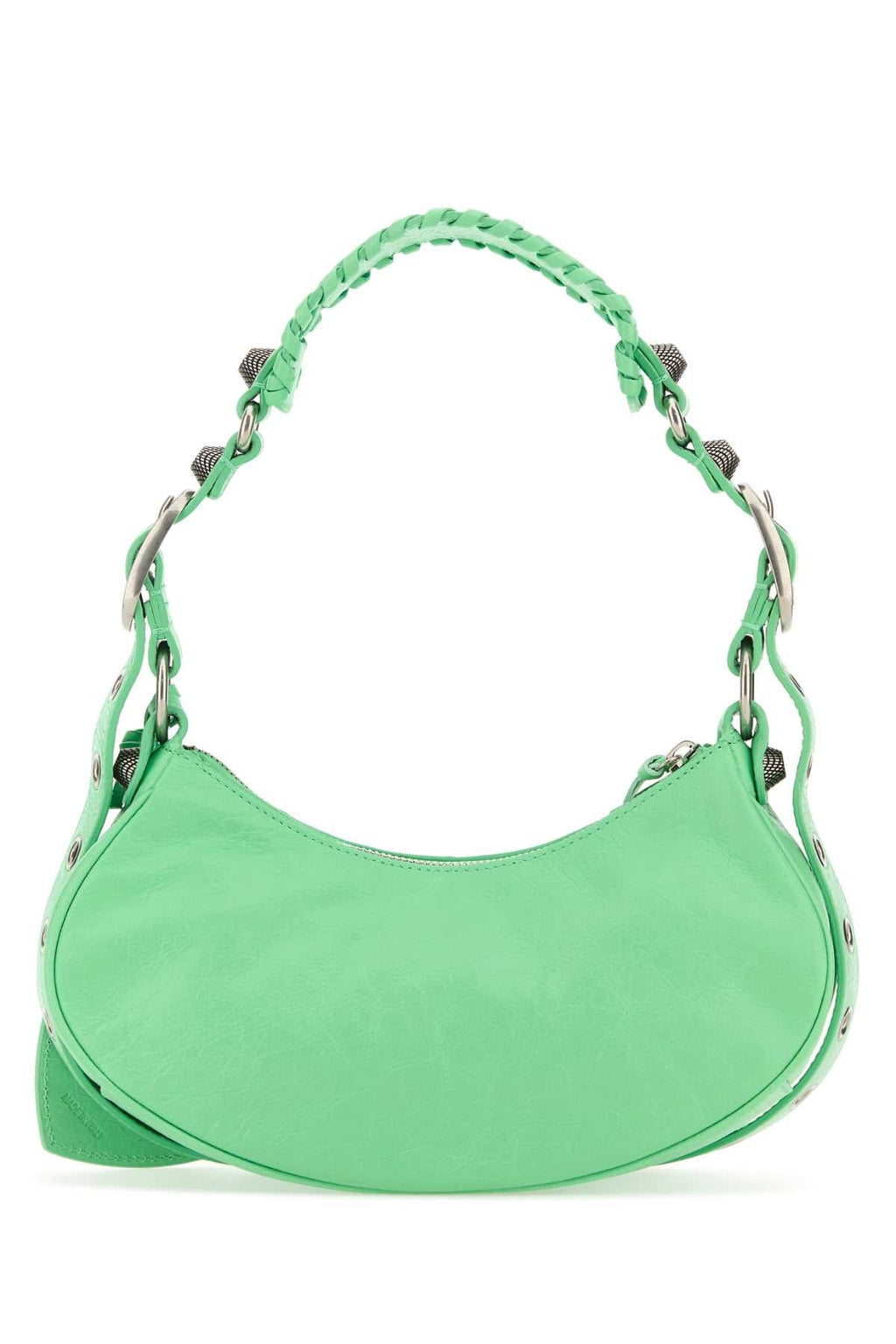Balenciaga Women Mint Green Nappa Leather Le Cagole Xs Shoulder Bag