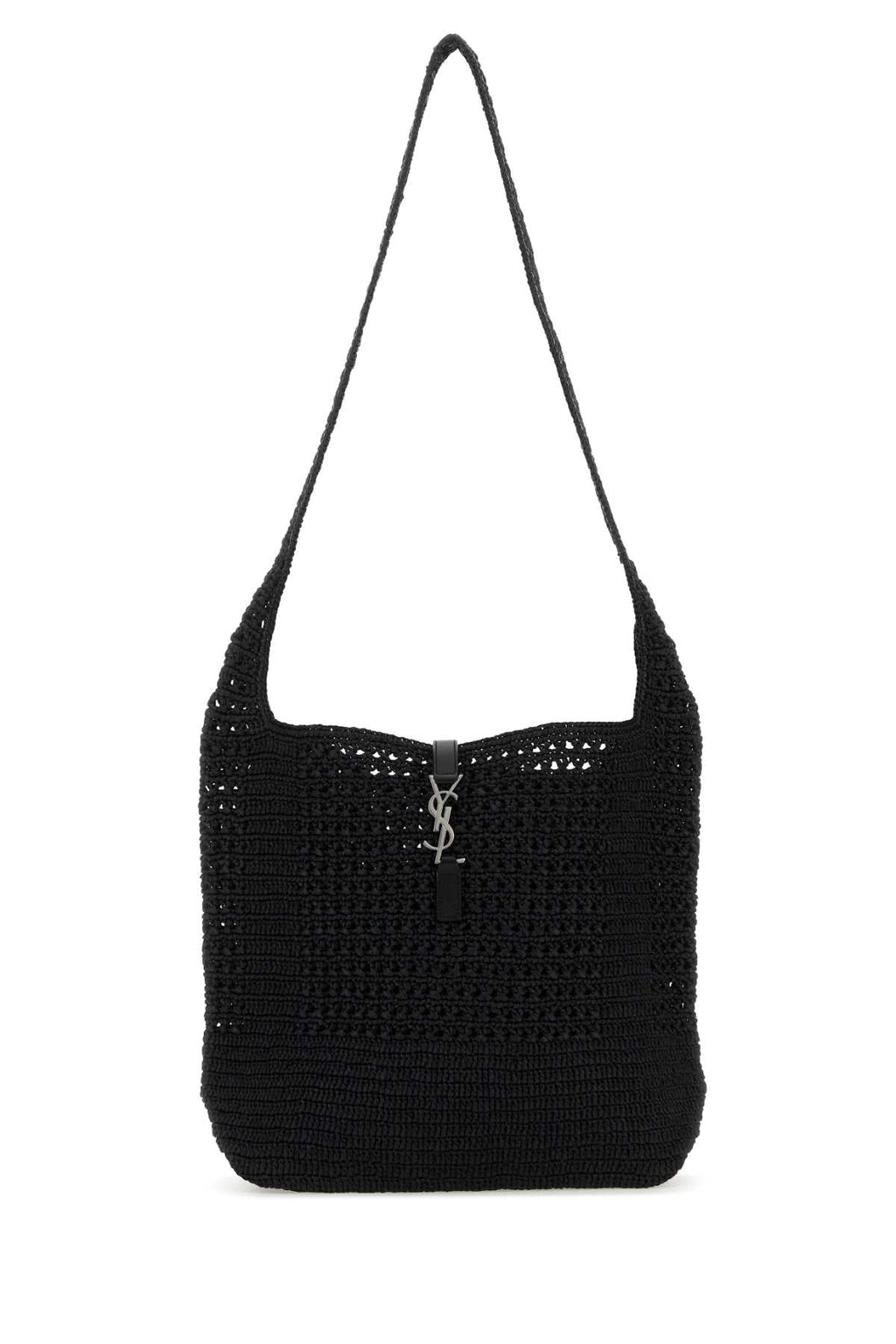 Saint Laurent Men Black Raffia Medium Le 5 Ã  7 Shoulder Bag
