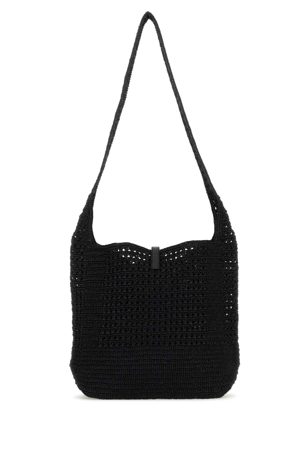 Saint Laurent Men Black Raffia Medium Le 5 Ã  7 Shoulder Bag