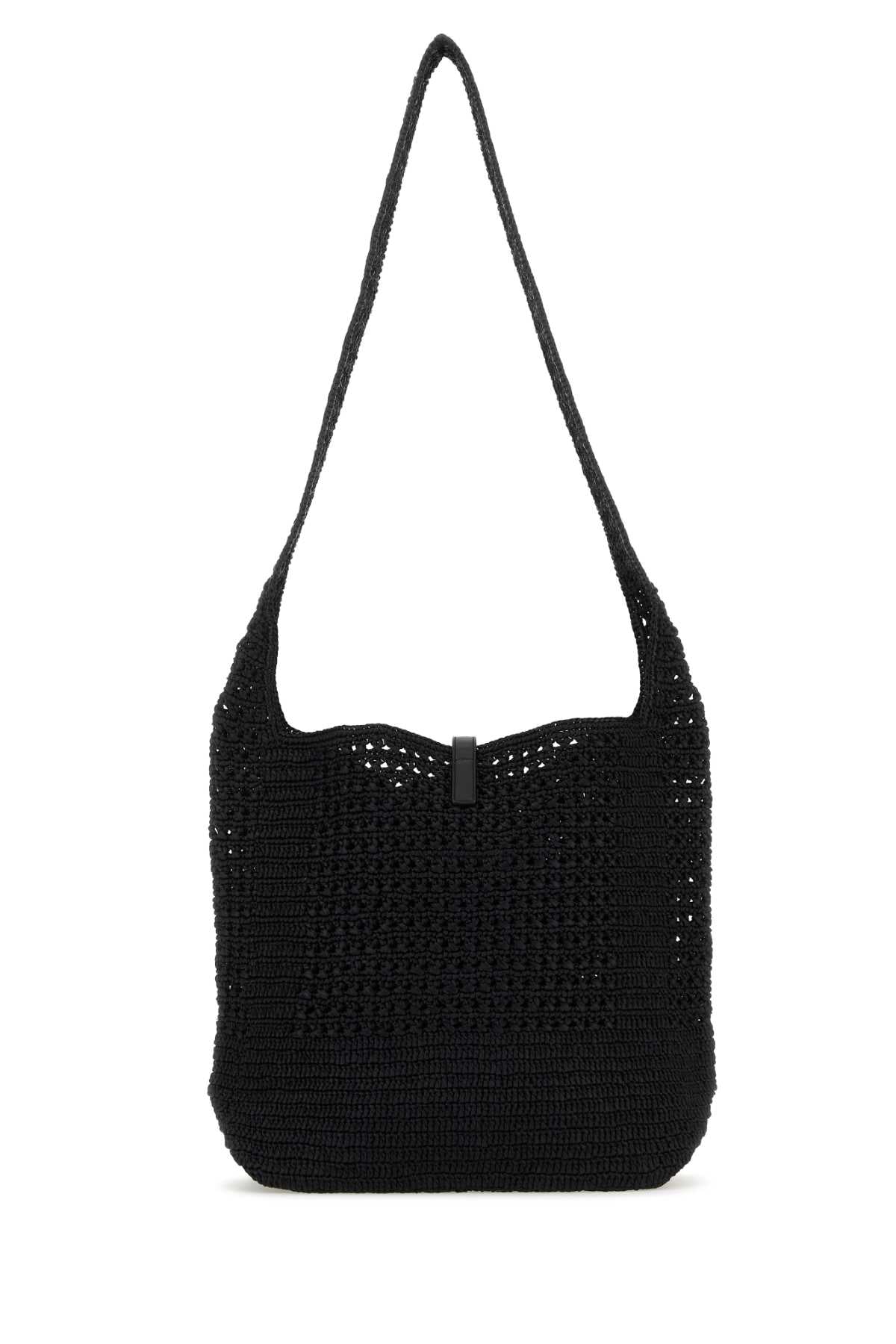Saint Laurent Men Black Raffia Medium Le 5 Ã  7 Shoulder Bag