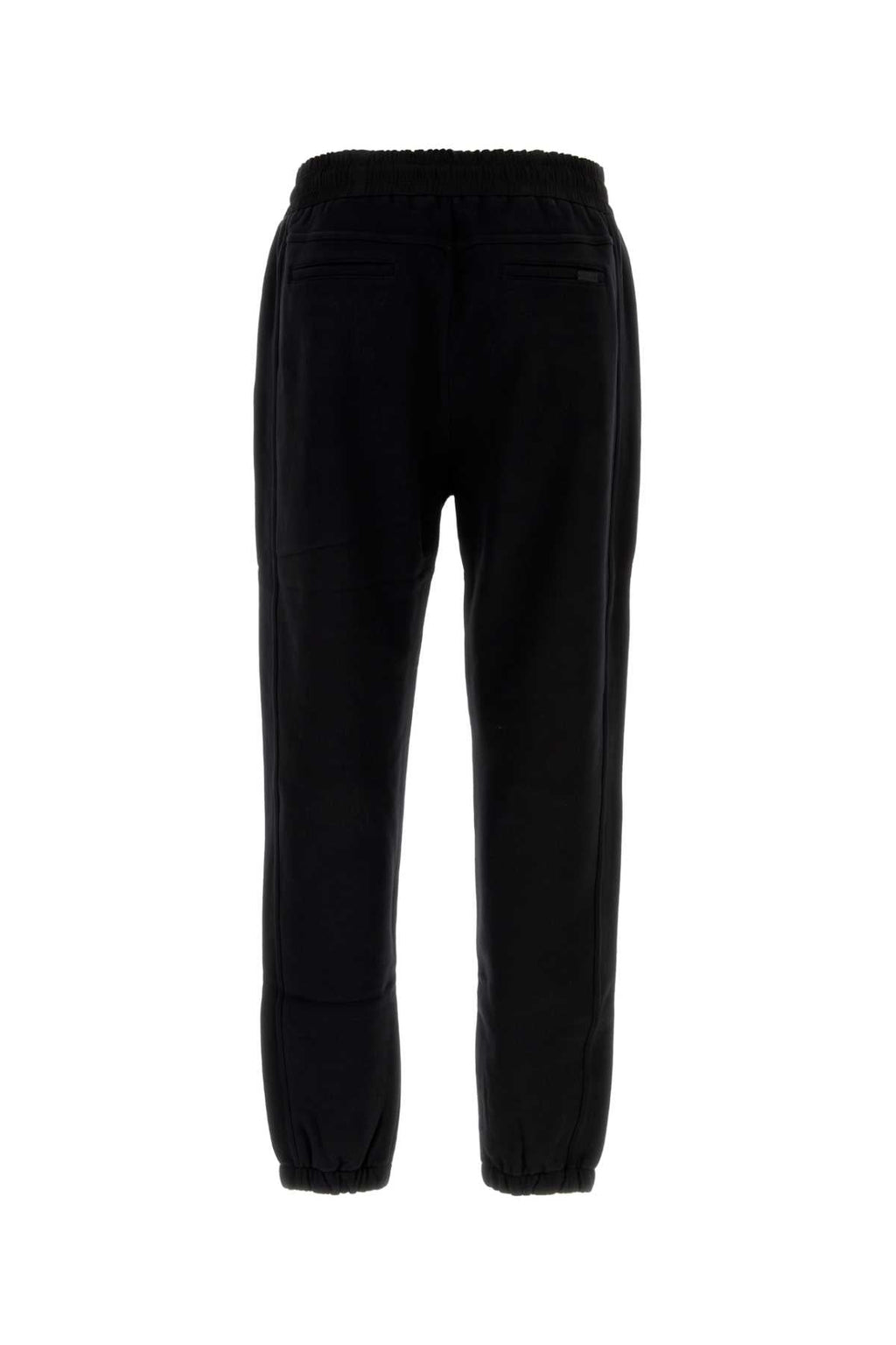 Saint Laurent Men Black Cotton Joggers