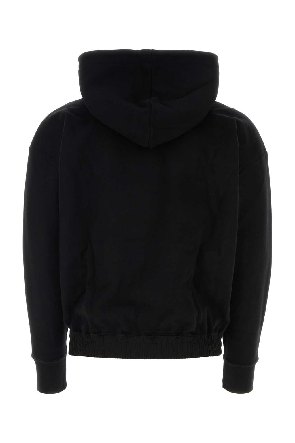 Saint Laurent Men Black Cotton Sweatshirt
