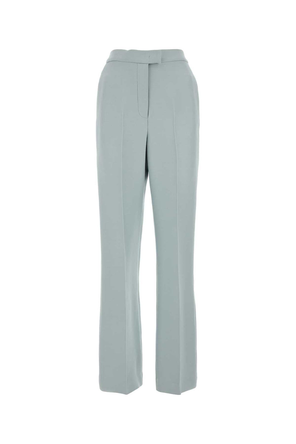 Fendi Women Powder Blue Wool Blend Pant