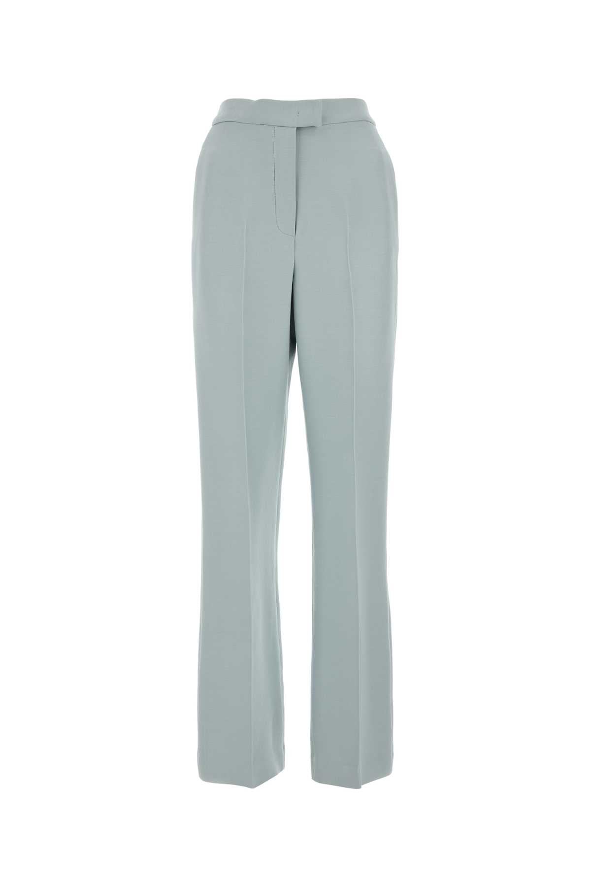 Fendi Women Powder Blue Wool Blend Pant