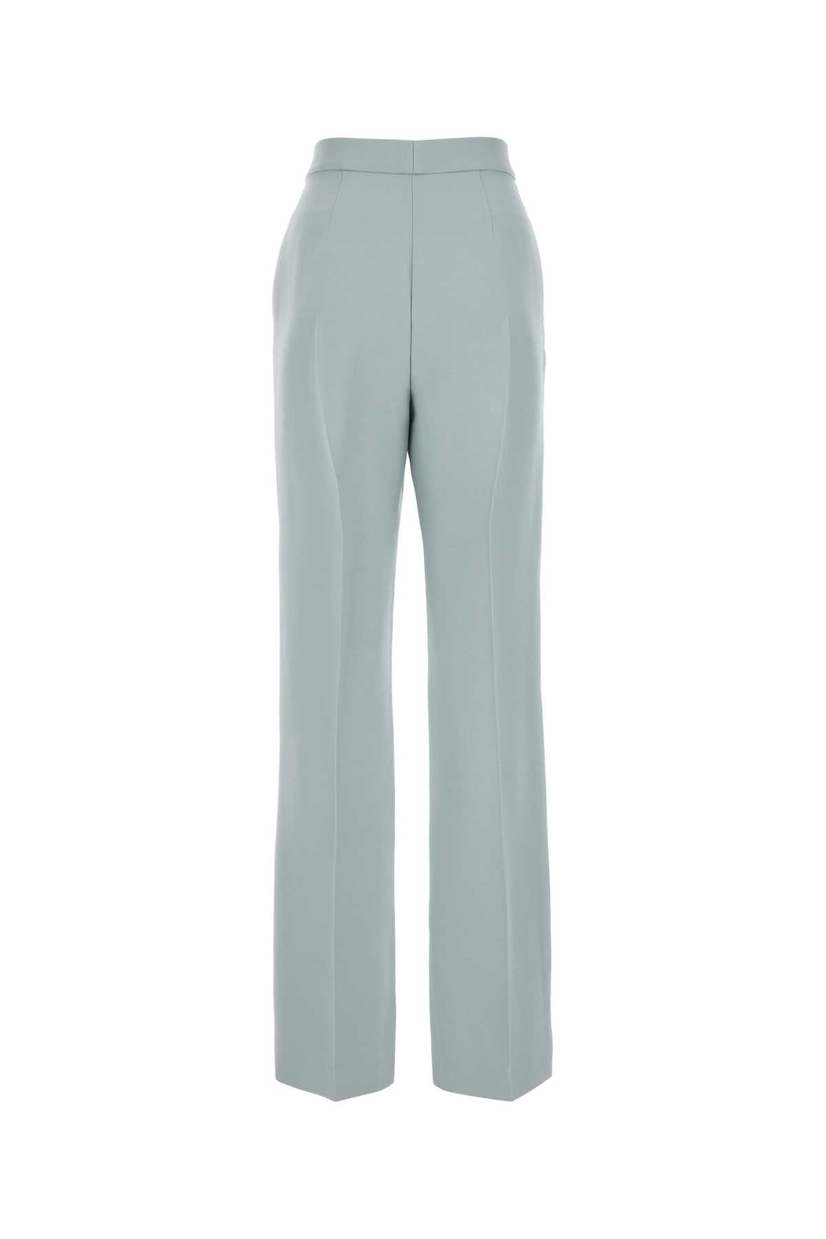 Fendi Women Powder Blue Wool Blend Pant