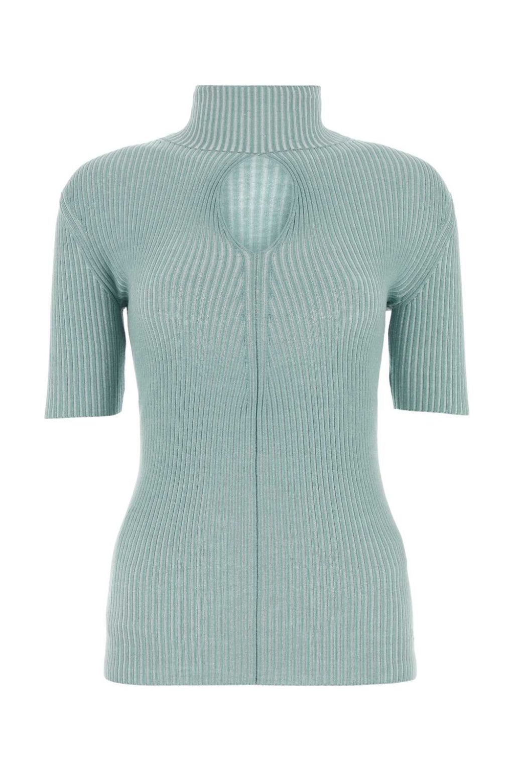 Fendi Women Powder Blue Wool Top