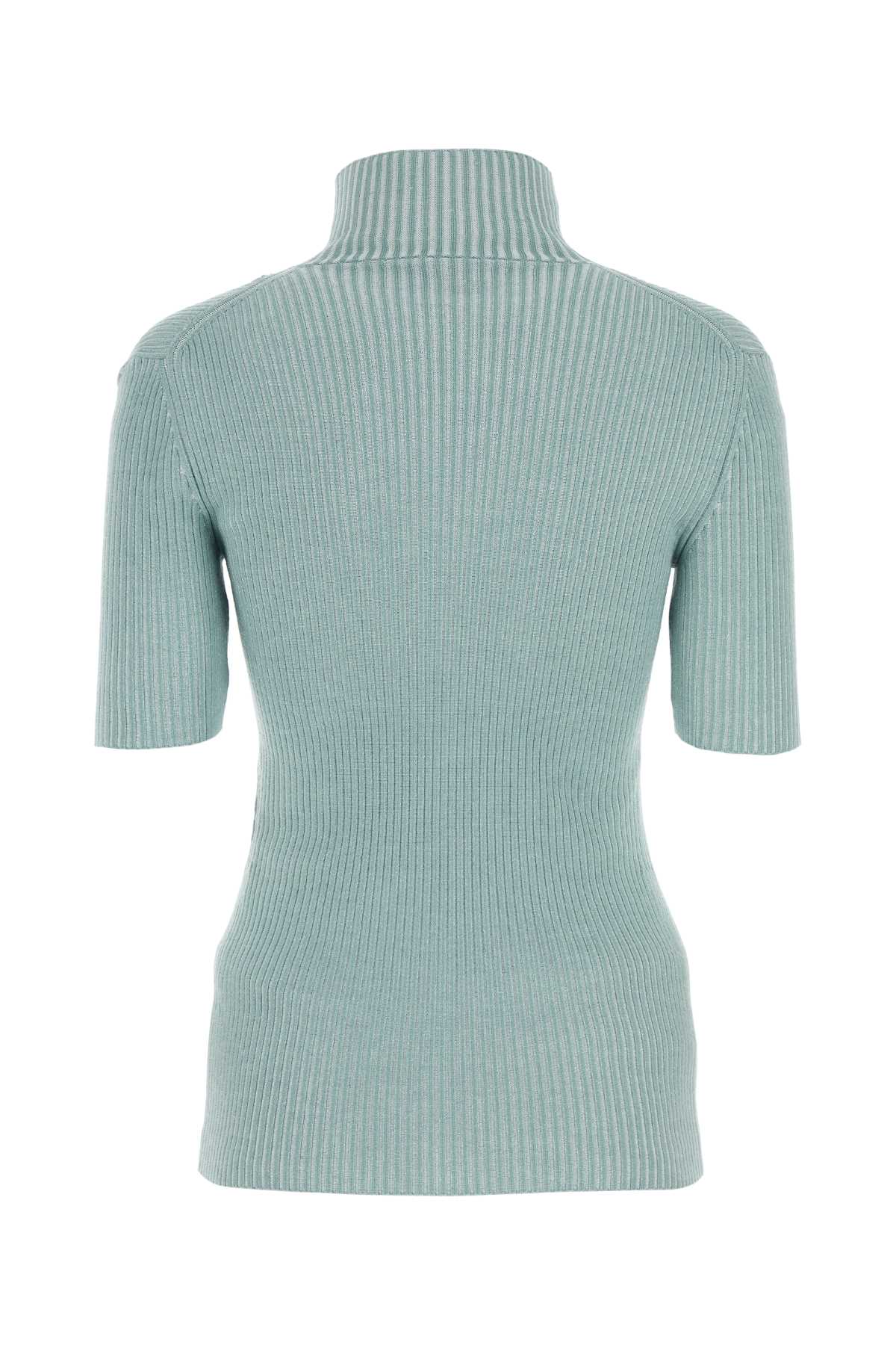 Fendi Women Powder Blue Wool Top