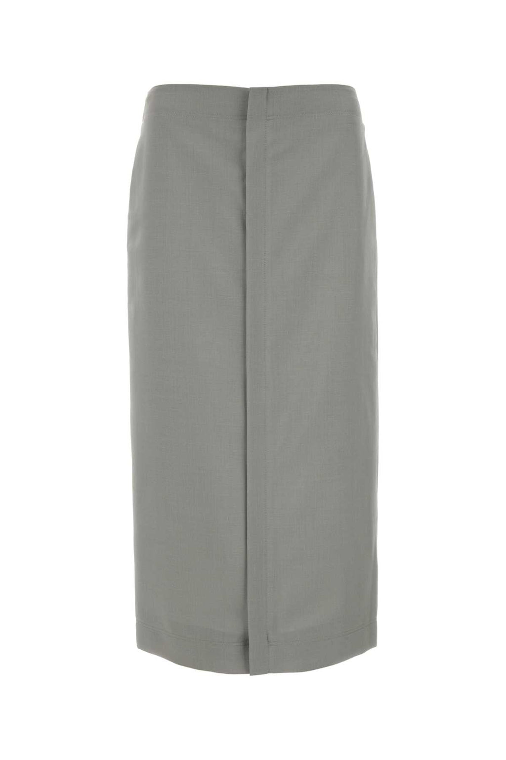 Fendi Women Light Grey Mohair Blend Skirt