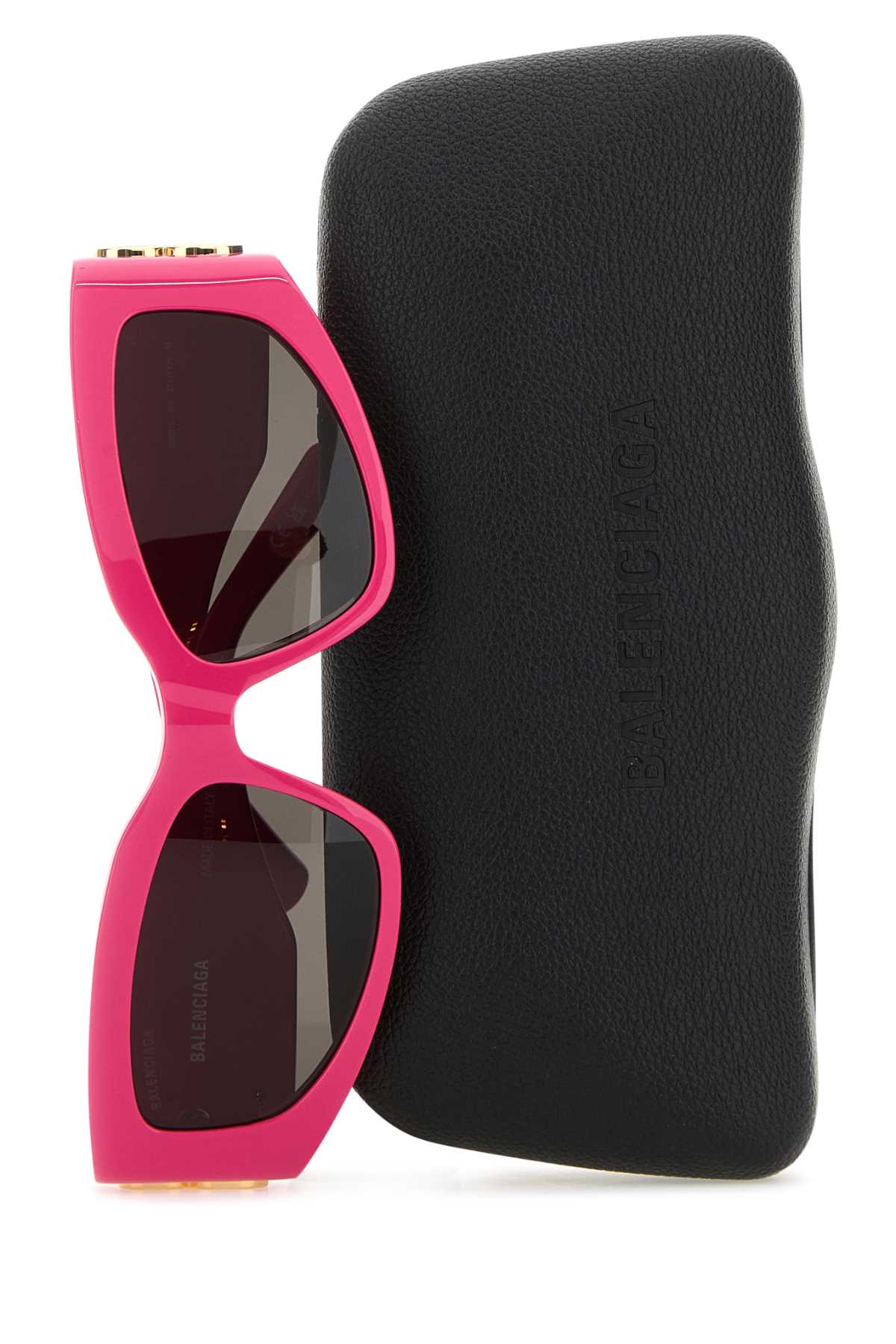 Balenciaga Women Fuchsia Acetate Bossy Cat Sunglasses