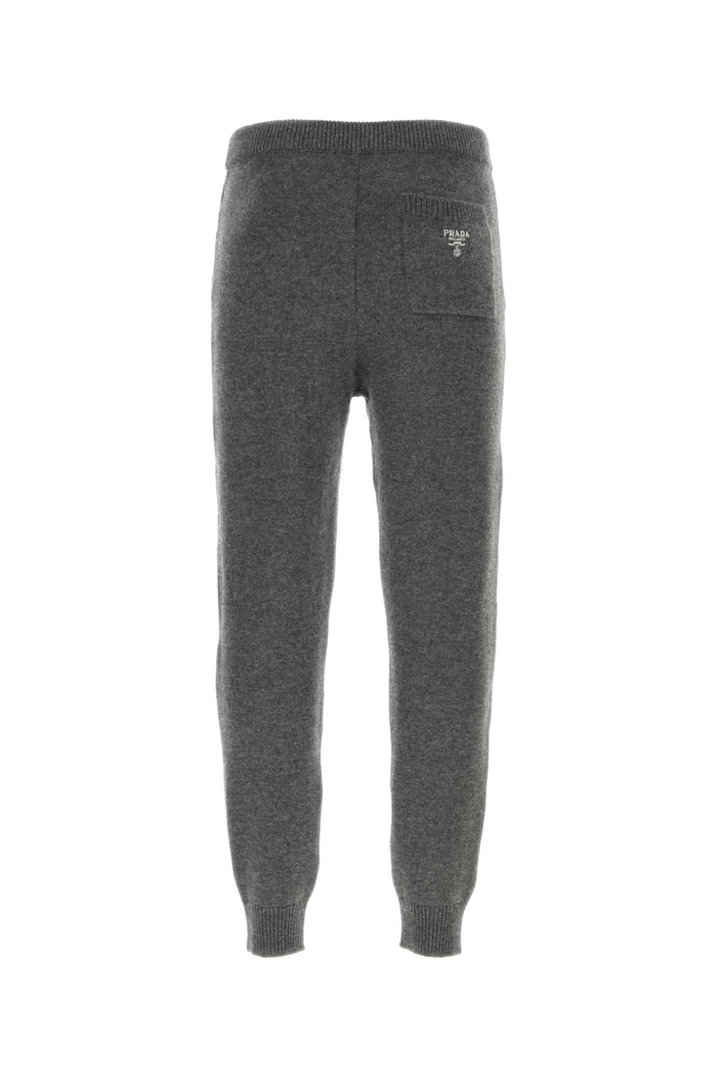 Prada Men Dark Grey Cashmere Joggers