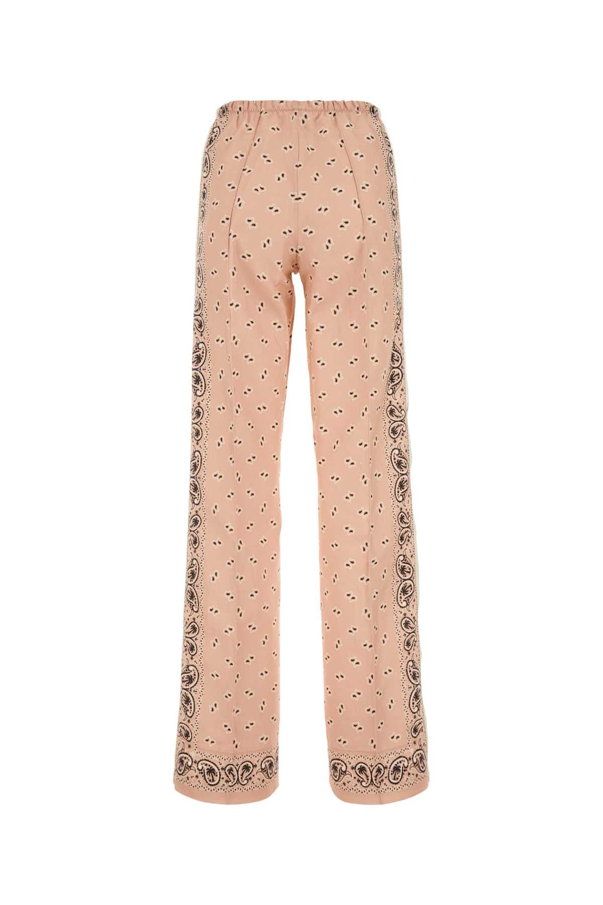 Palm Angels Women Printed Linen Blend Pant