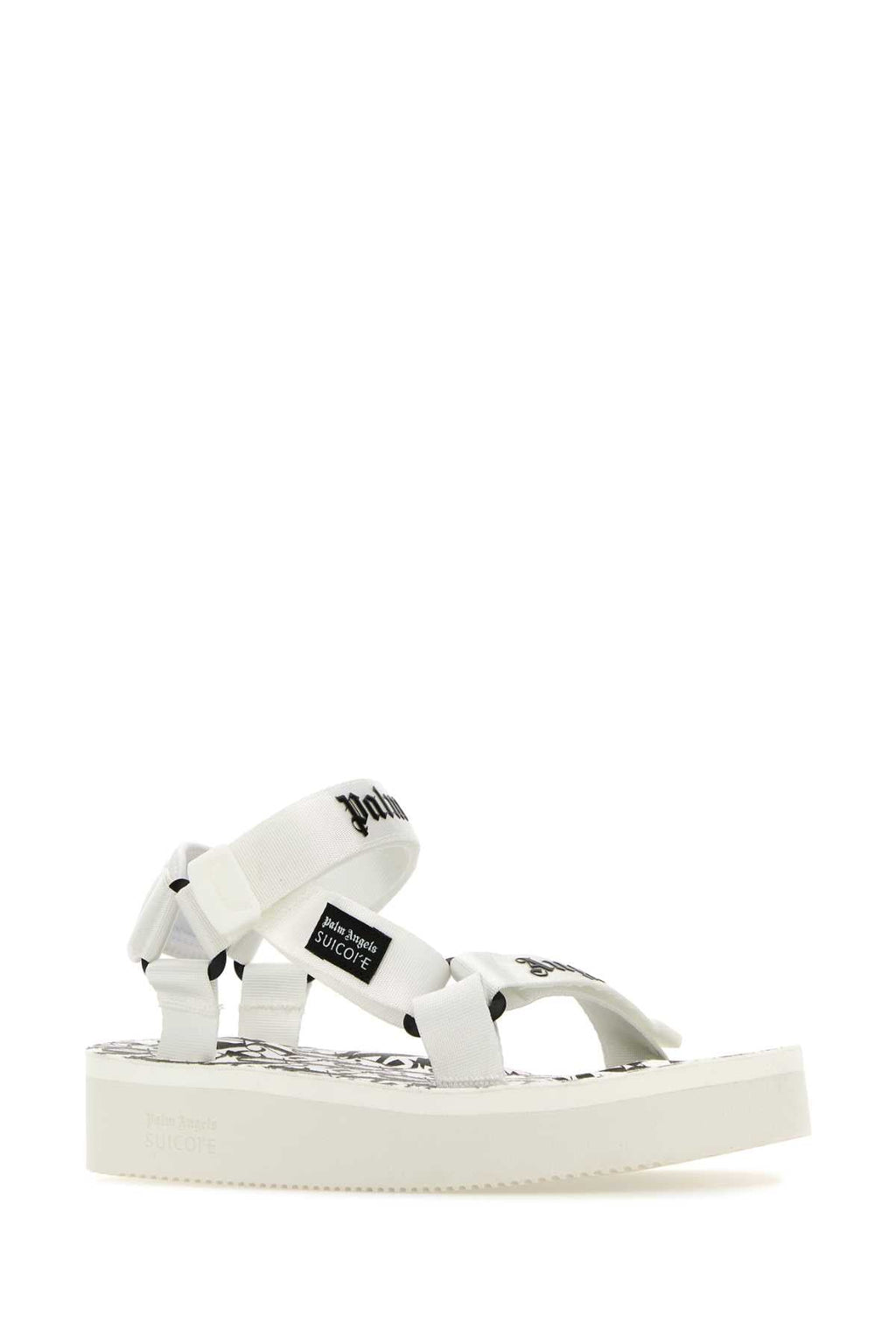 Palm Angels Women White Fabric Palm Angels X Suicoke Sandals