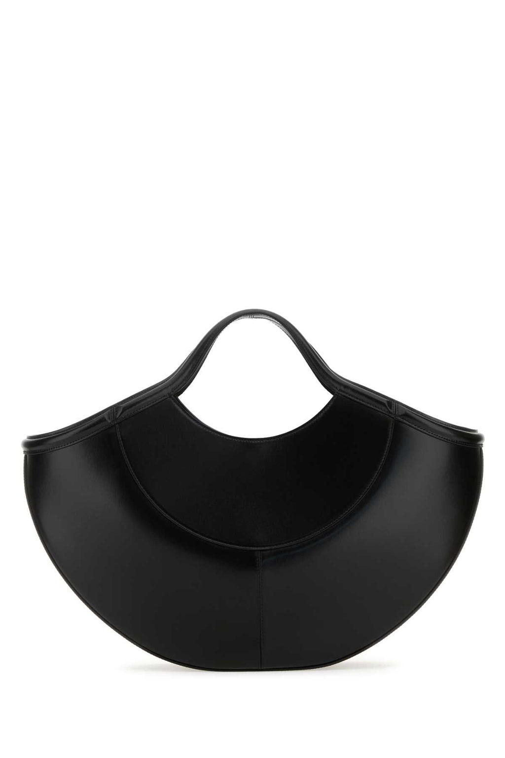 Alexander Mcqueen Women Black Leather The Cove Shopping Bag