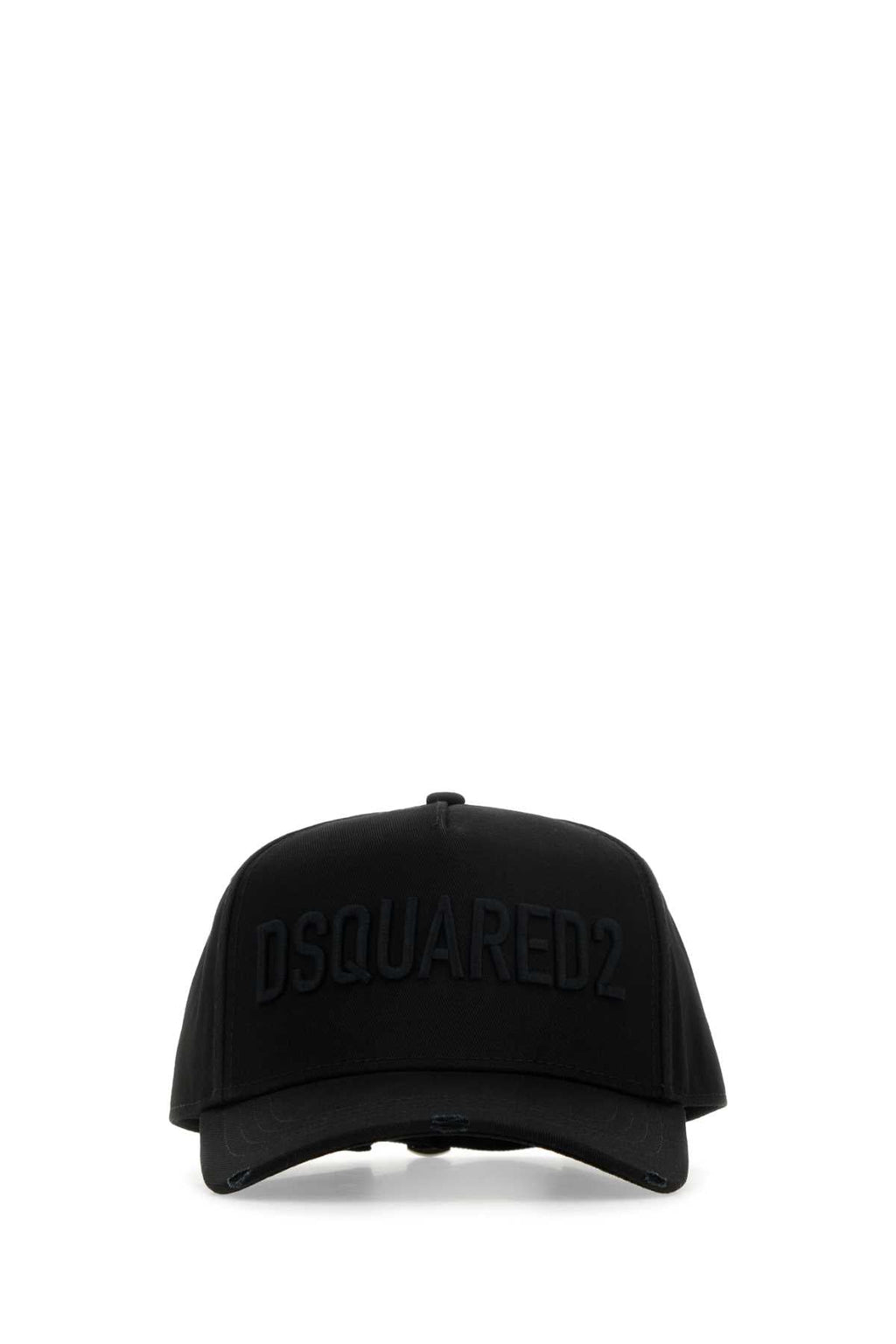 Dsquared Men Black Cotton Baseball Cap