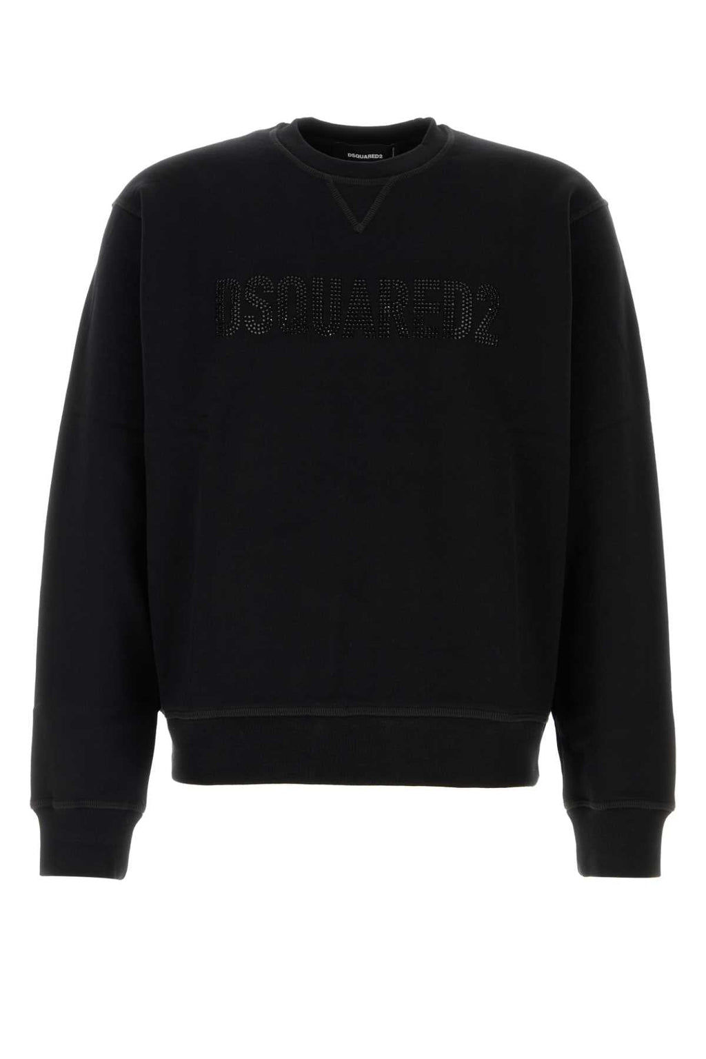 Dsquared Men Black Cotton Sweatshirt