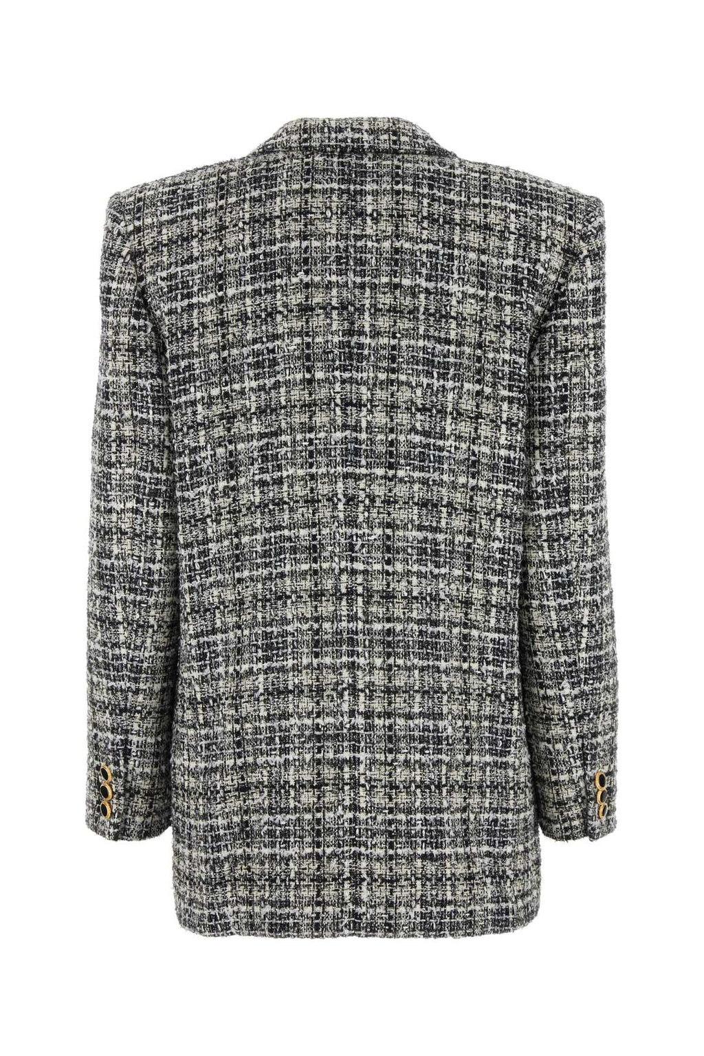 Alessandra Rich Women Embroidered Tweed Oversize Blazer