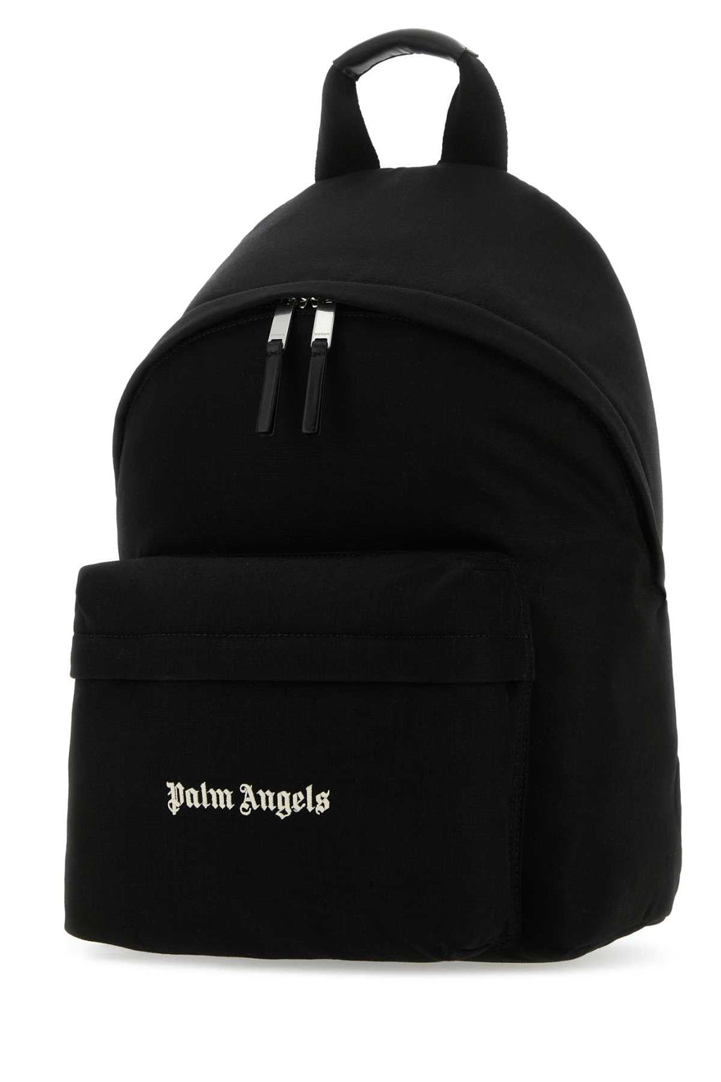 Palm Angels Men Black Canvas Cordura Backpack
