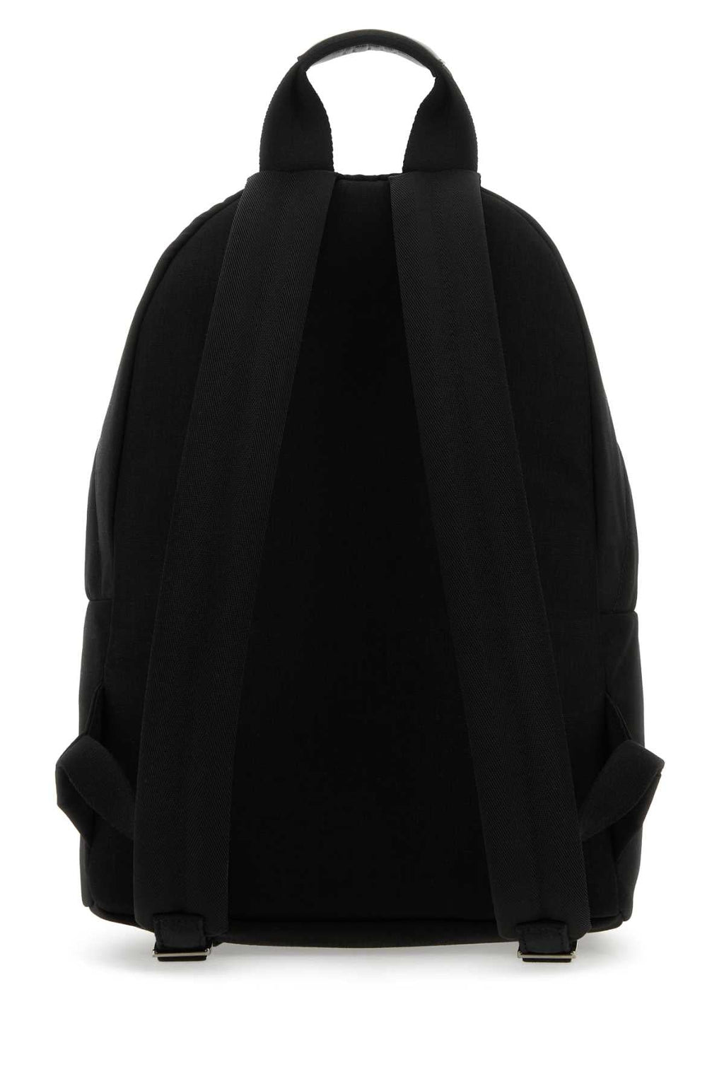 Palm Angels Men Black Canvas Cordura Backpack