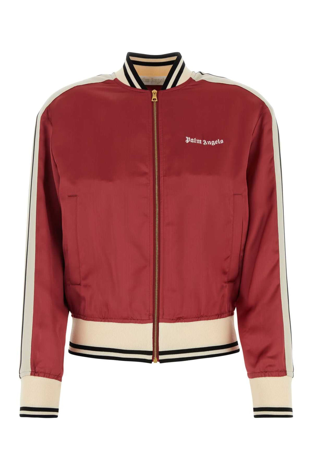 Palm Angels Women Tiziano Red Viscose Bomber Jacket