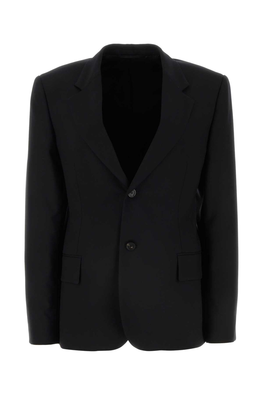 Balenciaga Women Black Wool Blazer