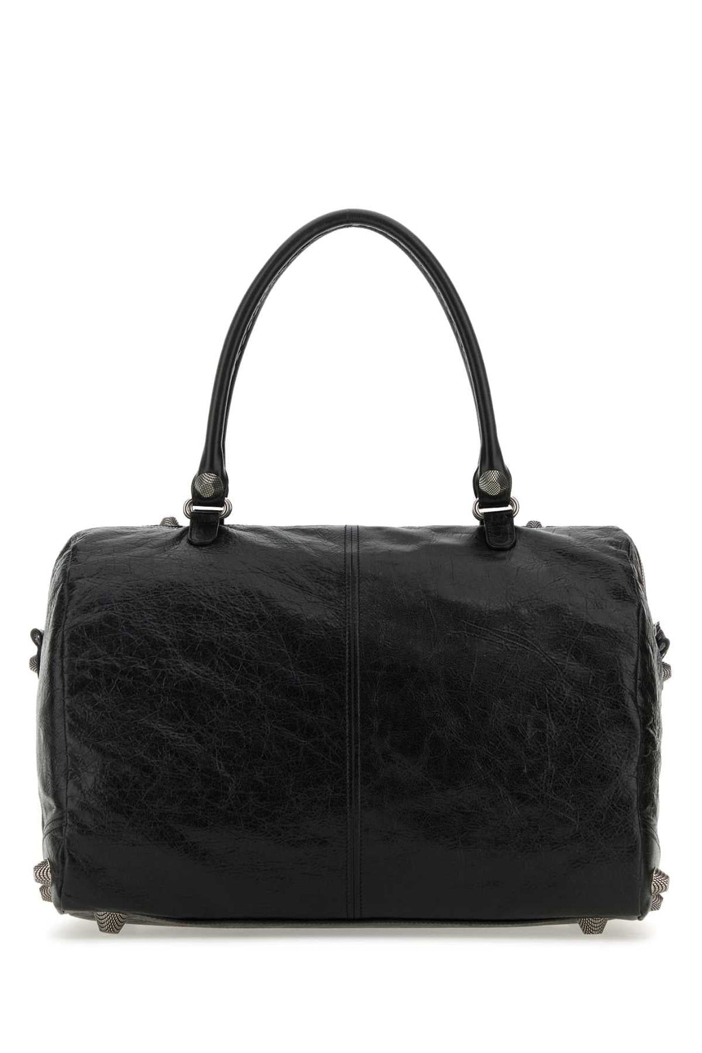 Balenciaga Men Black Nappa Leather Le Cagole Shopping Bag