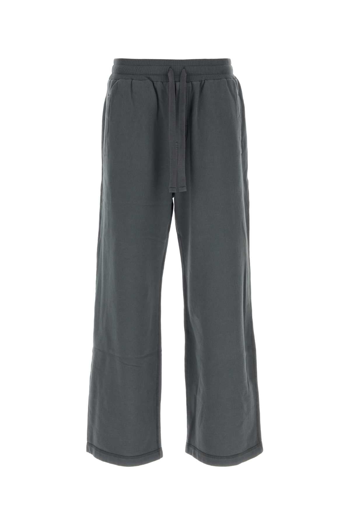 Dolce & Gabbana Men Anthracite Cotton Joggers