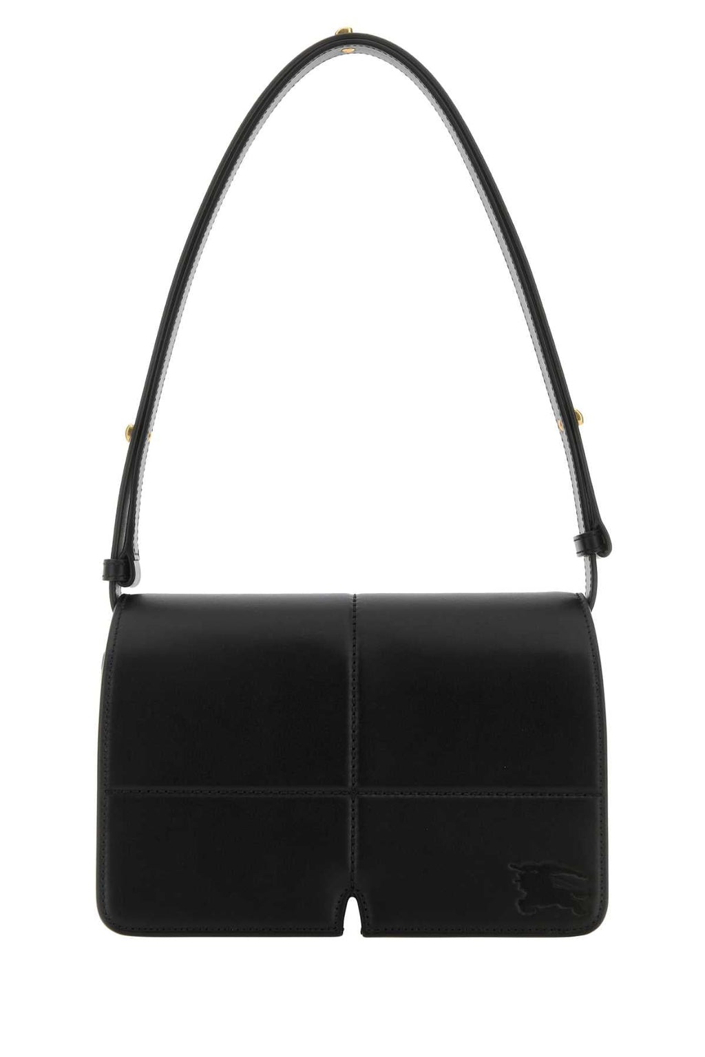 Burberry Women Black Leather Snip Shoulder Bag