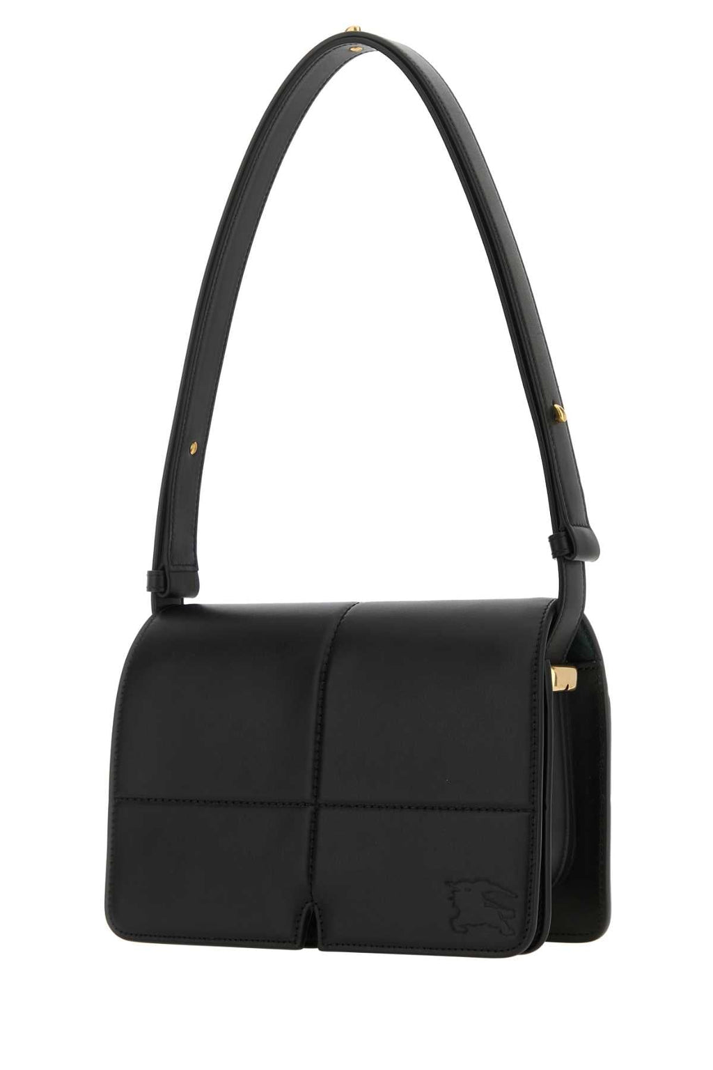 Burberry Women Black Leather Snip Shoulder Bag