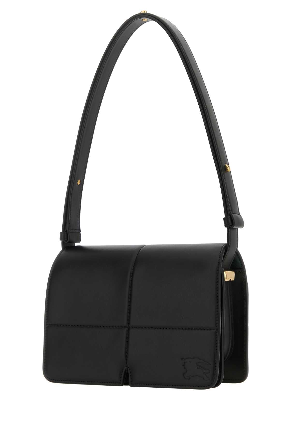 Burberry Women Black Leather Snip Shoulder Bag